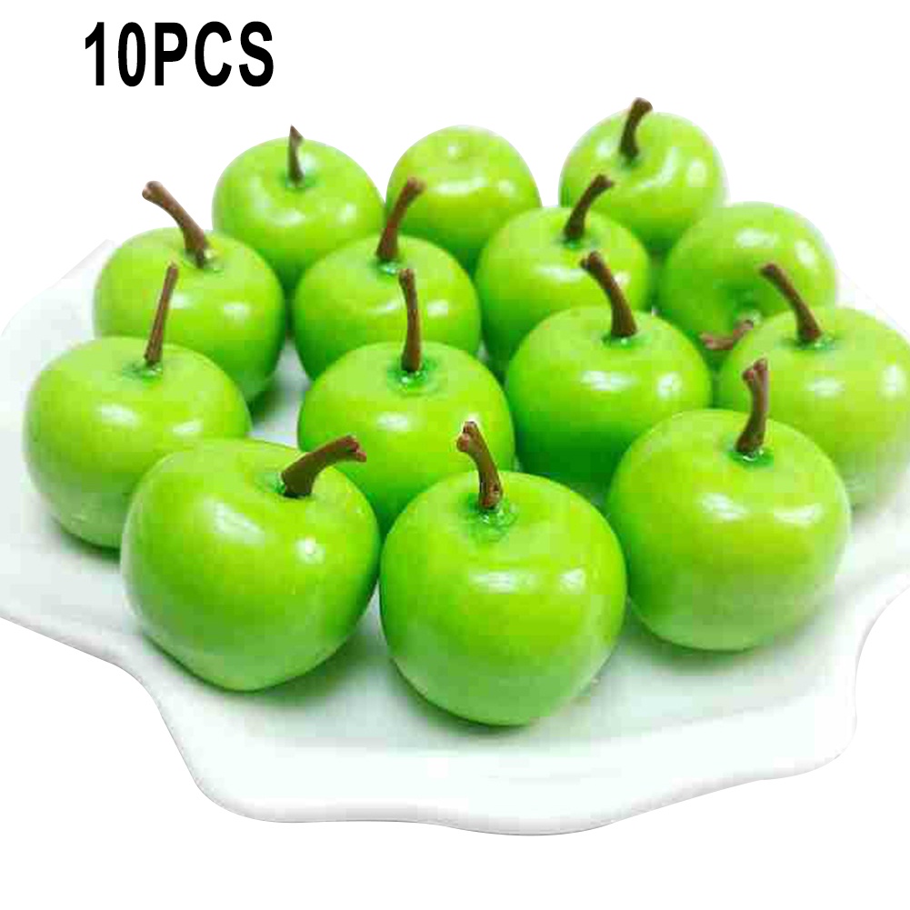 Set 10 Quả Táo Giả Mini Trang Trí Nhà Cửa