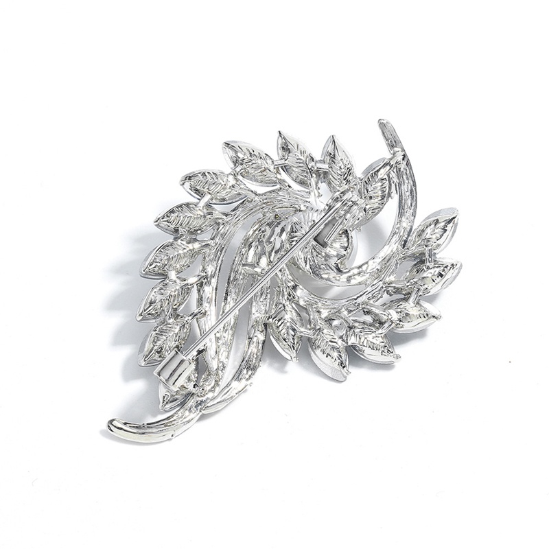 Ghim Cài Áo Hình Hoa Tuyết Đính Đá Zircon Thời Trang