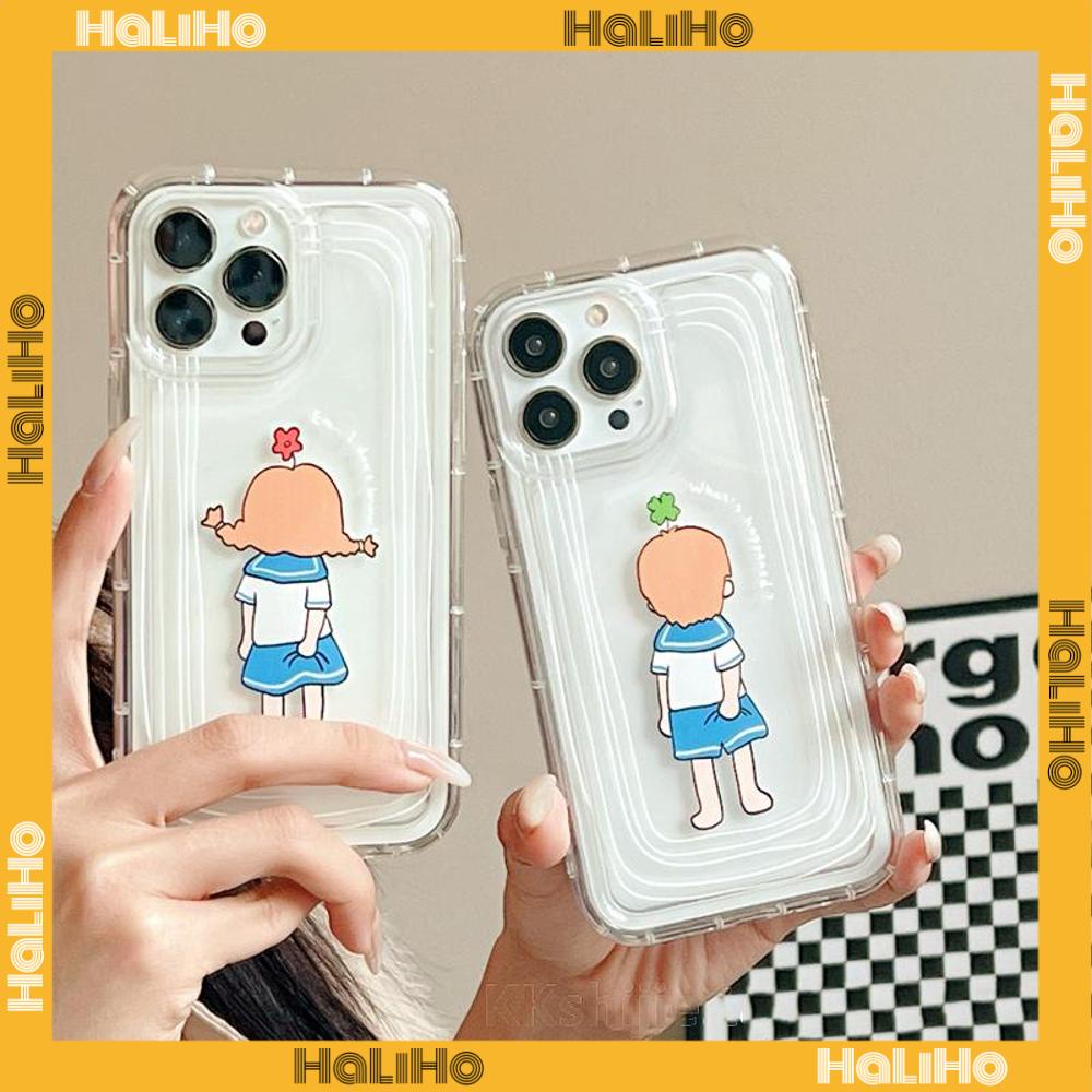 Ốp lưng Phone 11 Ốp Lưng iPhone Khung Ảnh TPU Trong Suốt Túi Khí Mềm Bảo Vệ Chống Sốc Camera Cậu Bé Dễ Thương Dễ Thương Tương thích với iPhone 14 13 Pro max 12 Pro Max 11 xr xs 7Plus 8Plus