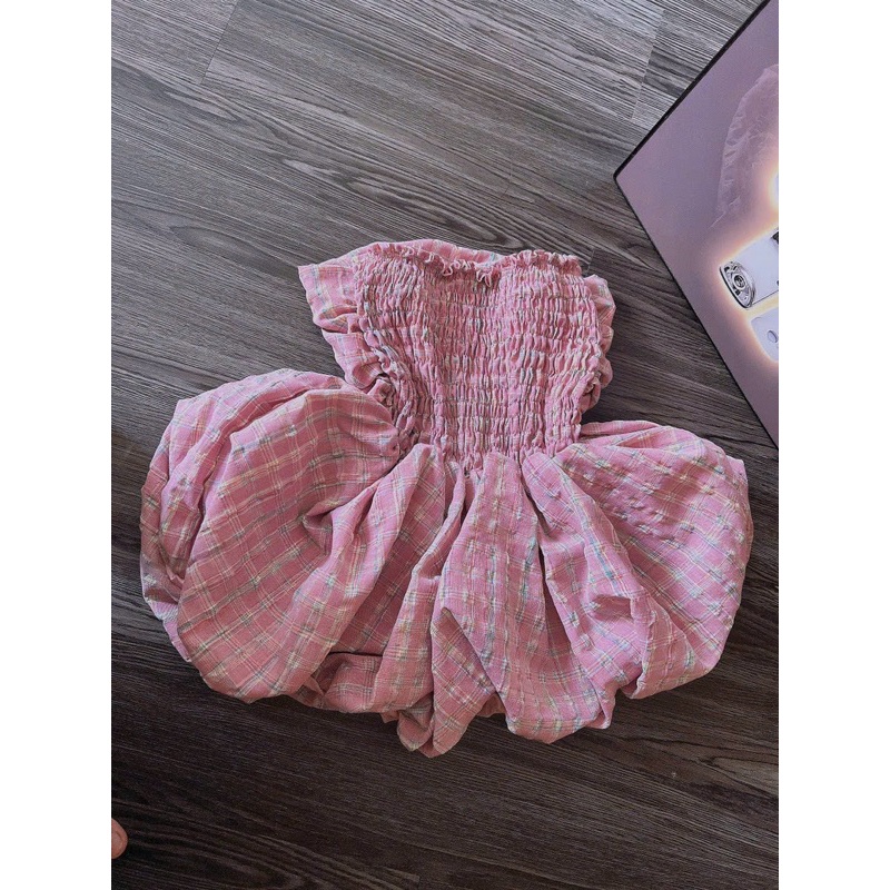 Áo Ống Mocking Lưng Nhún Lưng Bí Cực Phẩm 2 Lớp Sịn Chất Đũi alohashop91