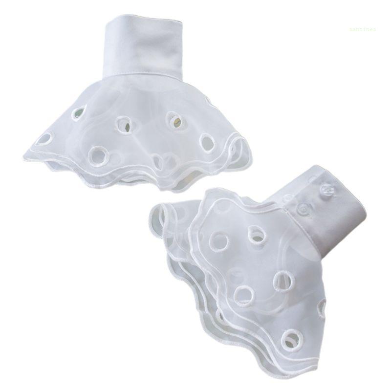 Áo Sweater Giả Áo Sơ Mi Xếp Ly Trang Trí Cho Cô Dâu