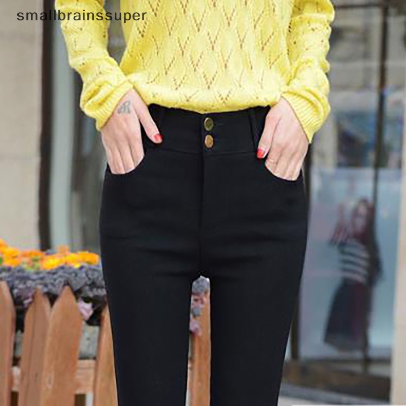 Quần Bút Chì Màu Đen Trơn Thời Trang Cho Nữ