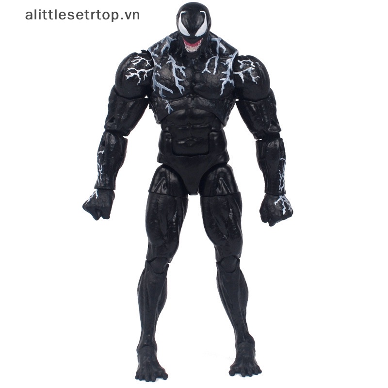 Alittlesetrtop for marvel legends serie venom 6-inch venom action figure sưu tầm mô hình.