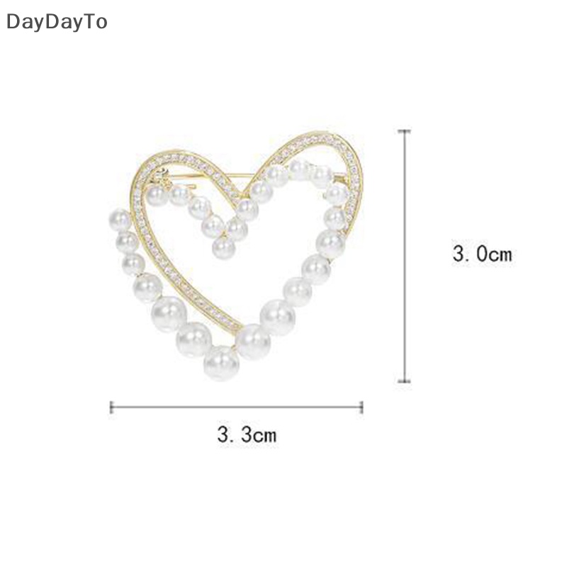 Ghim Cài Áo Hình Trái Tim Đính Pha Lê Cổ Điển