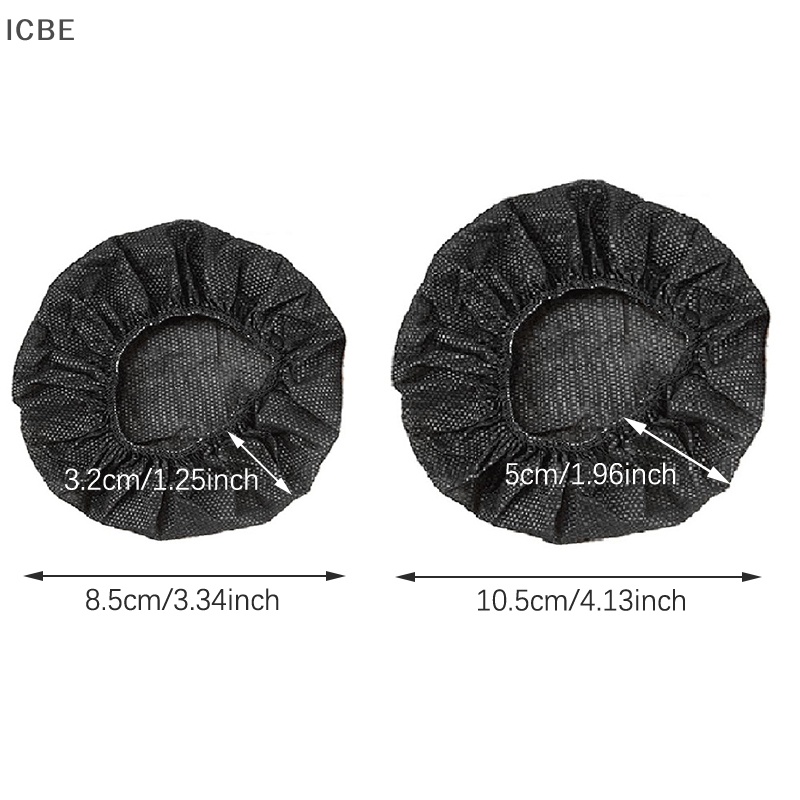 Set 20 Vỏ Bọc Tai Nghe Vệ Sinh Bằng Vải Không Dệt Co Giãn Dùng Một Lần