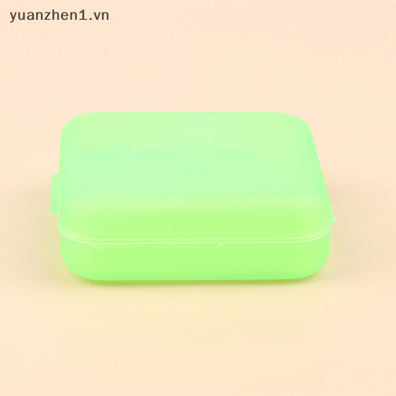 1 Hộp Đựng Thuốc Mini 4 Ngăn Tiện Lợi