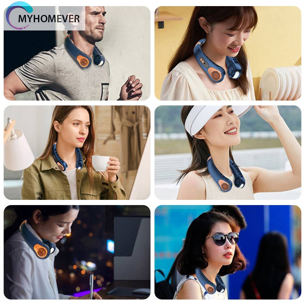 Quạt Làm Mát Mini 2000Mah Hiển Thị Kỹ Thuật Số Dùng Trong Nhà / Ngoài