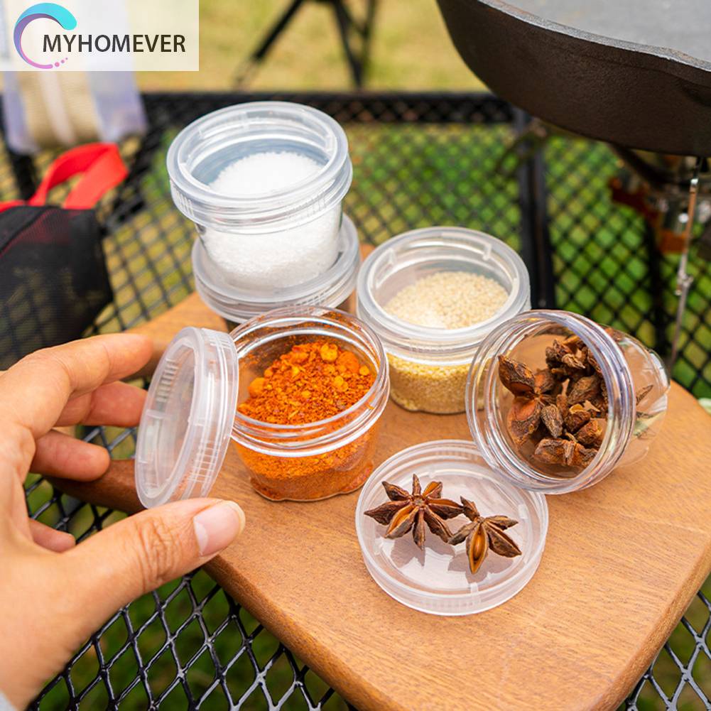 Set 5 Hộp Đựng Gia Vị 40ml Tiện Lợi Cho Các Hoạt Động Ngoài Trời
