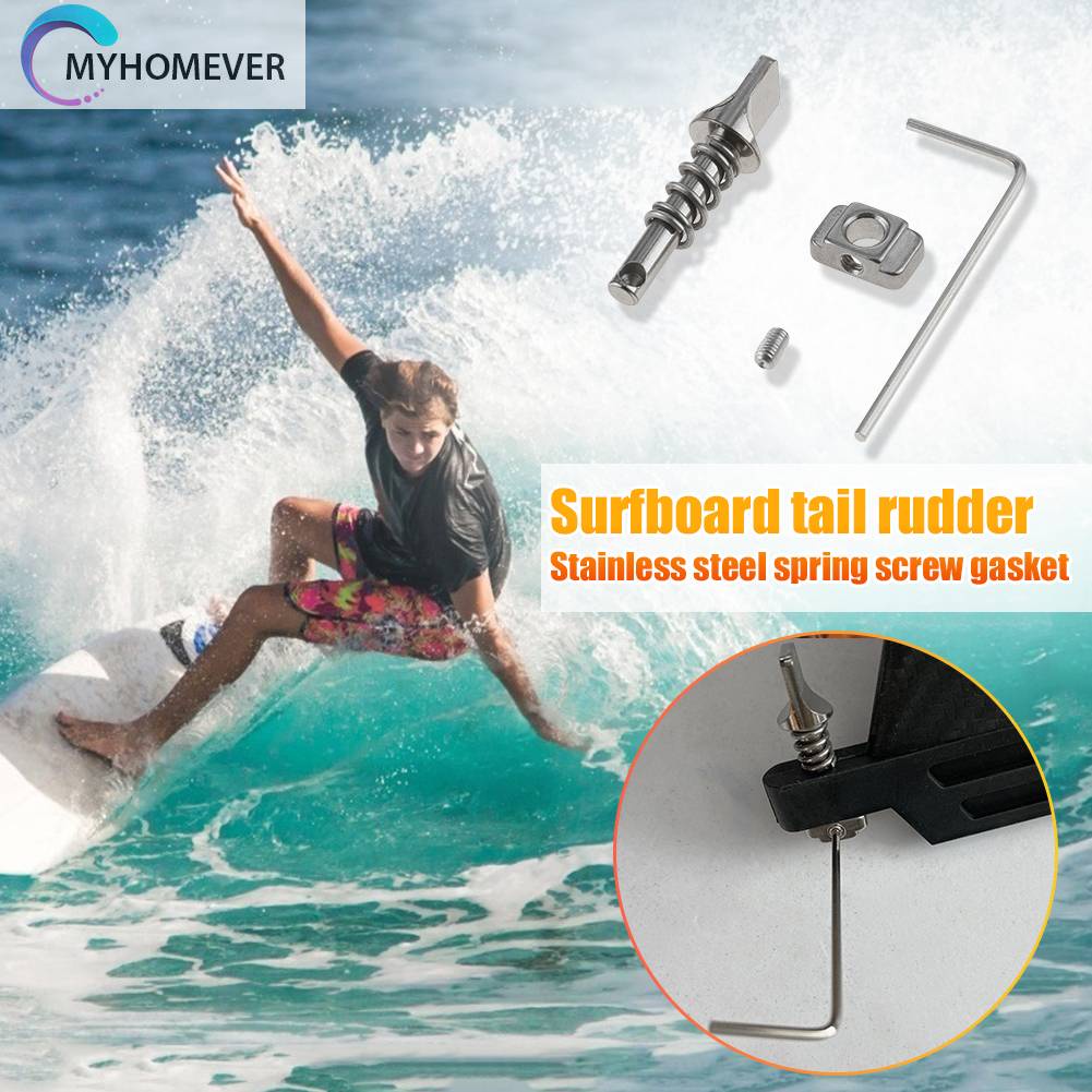 Bộ Ốc Vít Cố Định Tấm Ván Lướt Sóng Bằng Inox Chuyên Dụng