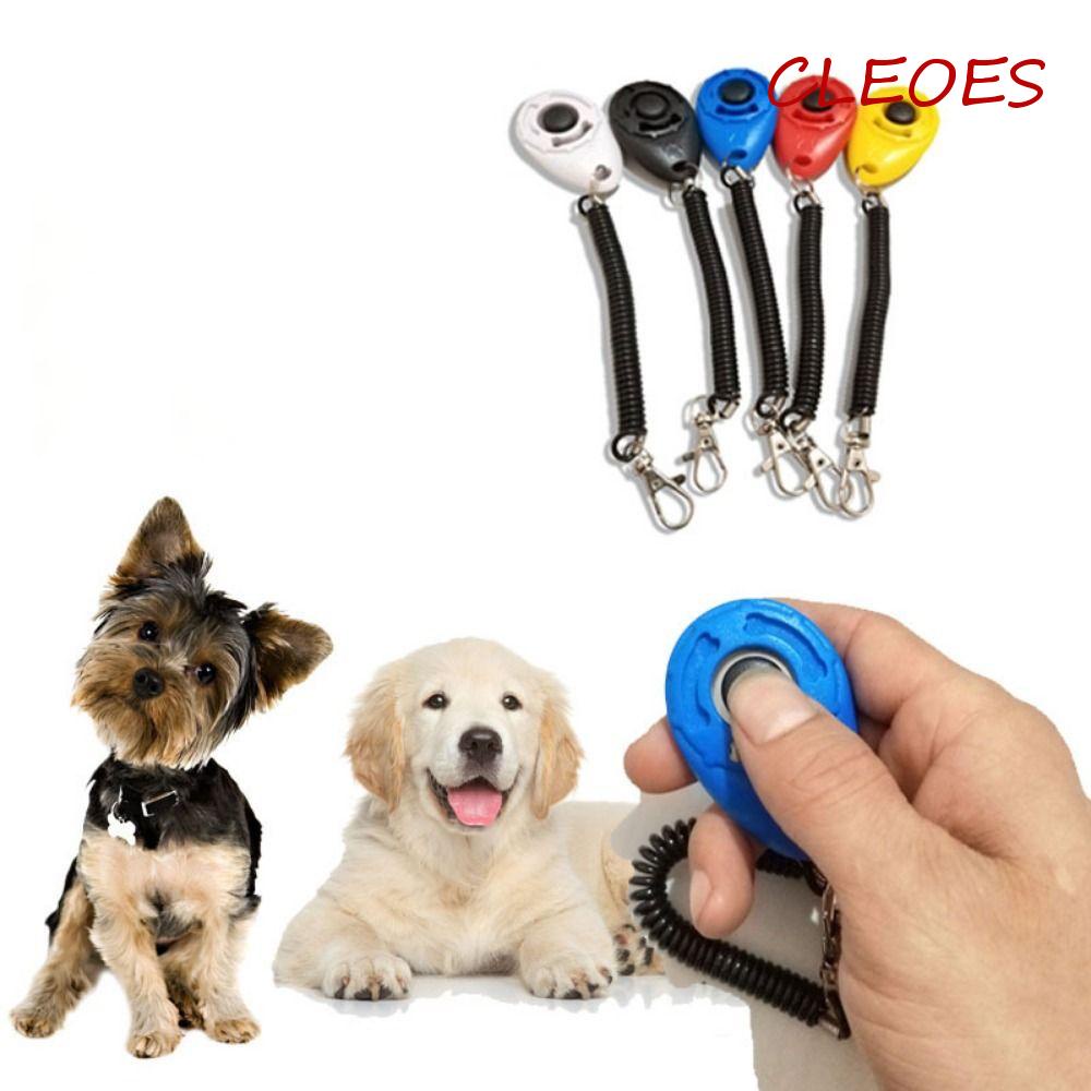 CLEOES Móc Khóa Huấn Luyện Chó Mèo Bằng Nhựa Có Thể Điều Chỉnh Âm Thanh