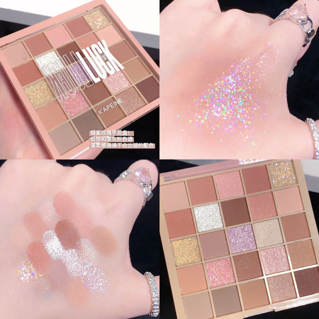 Bảng Phấn Mắt 25 Màu Sắc Phong Cách Rubik 'S