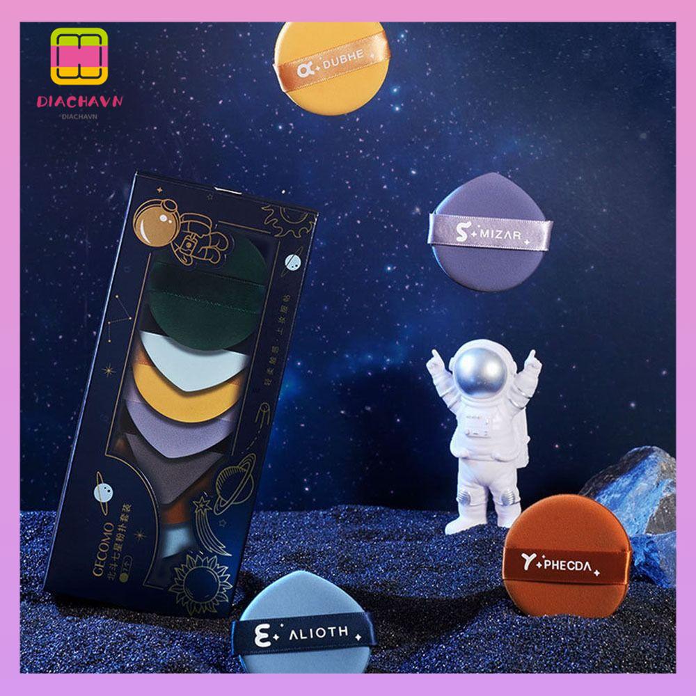 DIACHAVN Set 7 Mút Trang Điểm Mềm Mại Đa Năng Tiện Dụng