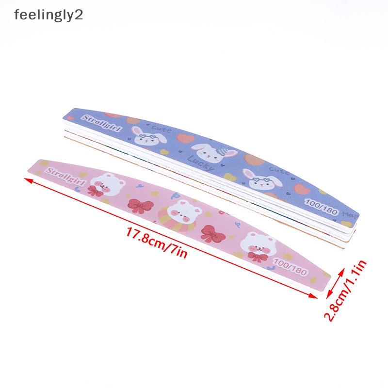 Dụng Cụ Dũa Móng Tay Hai Mặt Họa Tiết Hoạt Hình Dễ Thương