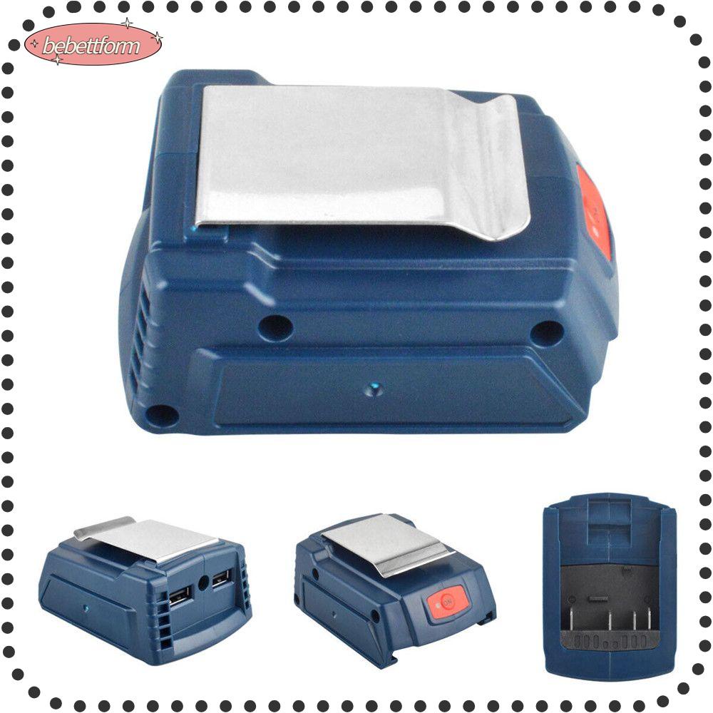 BEBETTERM BOSCH Đầu Nối Sạc Pin Li-ion 14.4V 18V Hai Cổng USB Chuyên Dụng