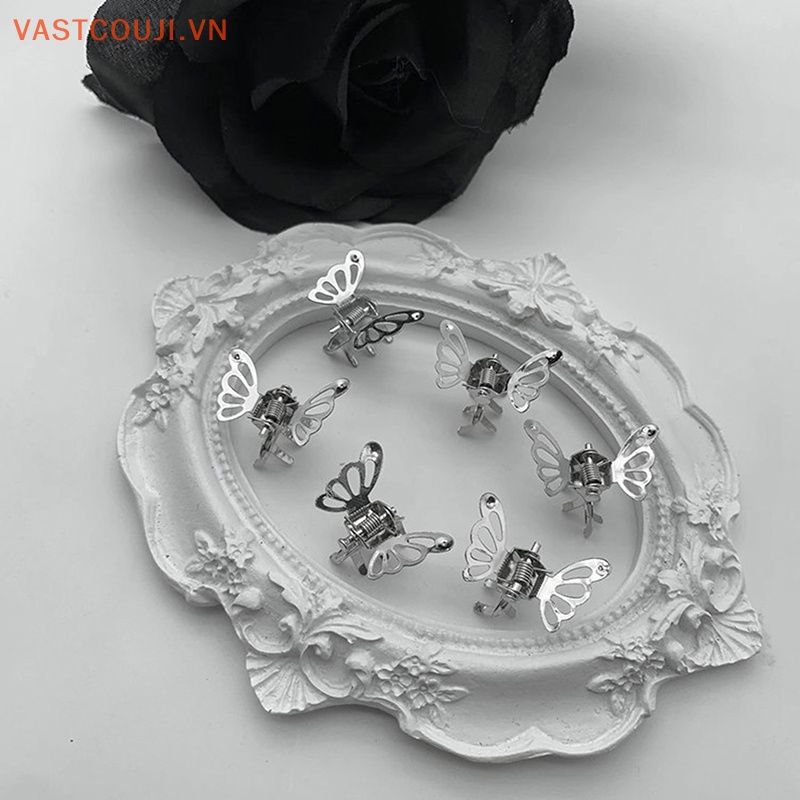 1 Kẹp Tóc Kim Loại Hình Bướm Rỗng Dễ Thương Cho Bé Gái