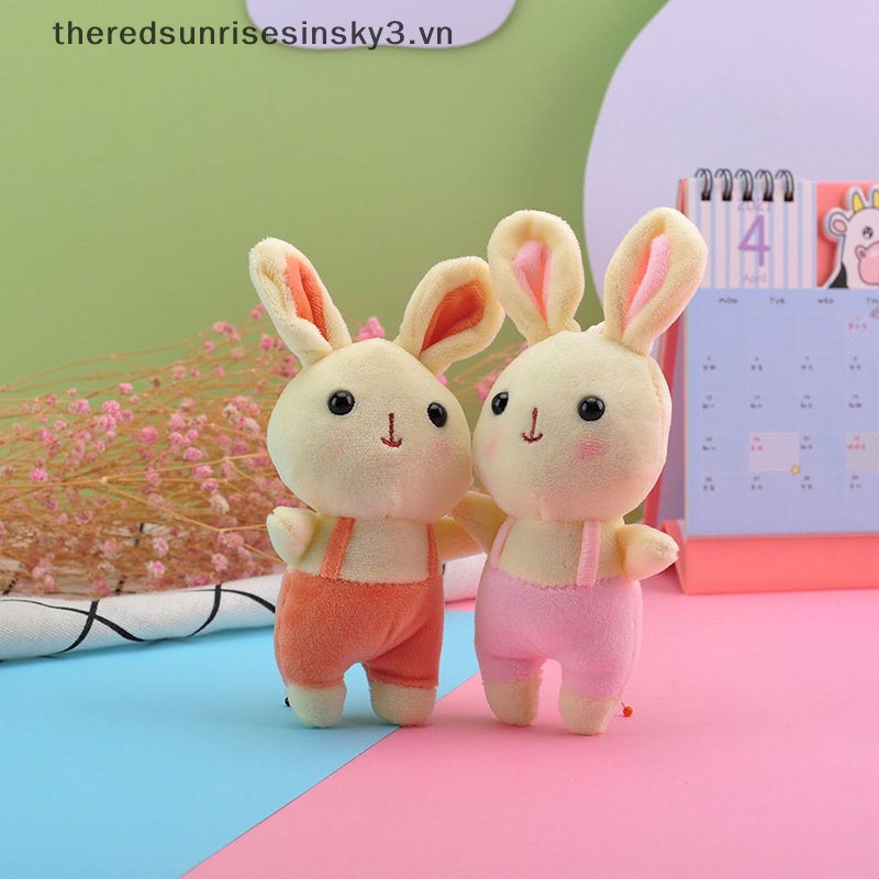 Móc Khóa Thỏ Nhồi Bông 12CM Đáng Yêu Thời Trang