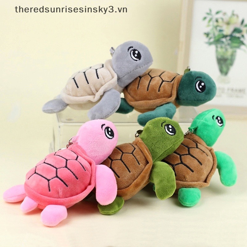 Búp Bê Nhồi Bông Hình Rùa Biển Mềm Mại Treo Móc Khóa / Ba Lô / Túi Xách Trang Trí Quà Tặng Cho Bé