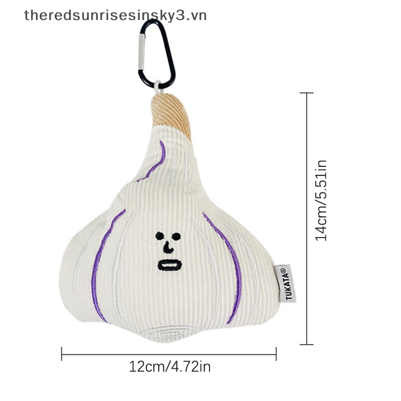 Đồ Chơi Nhồi Bông Thủ Công Hình Chú Chó Béo Scallions Tỏi / Nấm Dễ Thương Dùng Làm Móc Khóa / Túi Xách / Quà Tặng Sinh