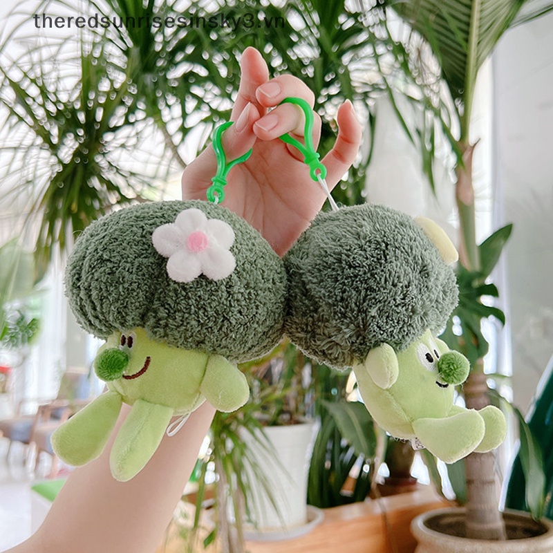 # # Móc Khóa Hình Thú Nhồi Bông Broccoli Phong Cách Hàn Quốc Dễ Thương Sáng Tạo Dành Cho Nữ