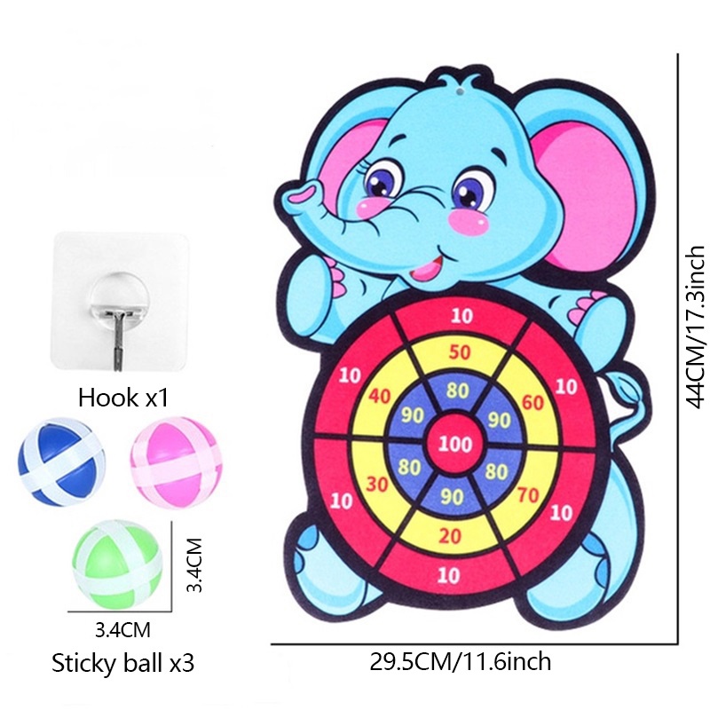 Đồ Chơi Phi Tiêu Dính Hình Thú Hoạt Hình Giáo Dục Cho Trẻ Em