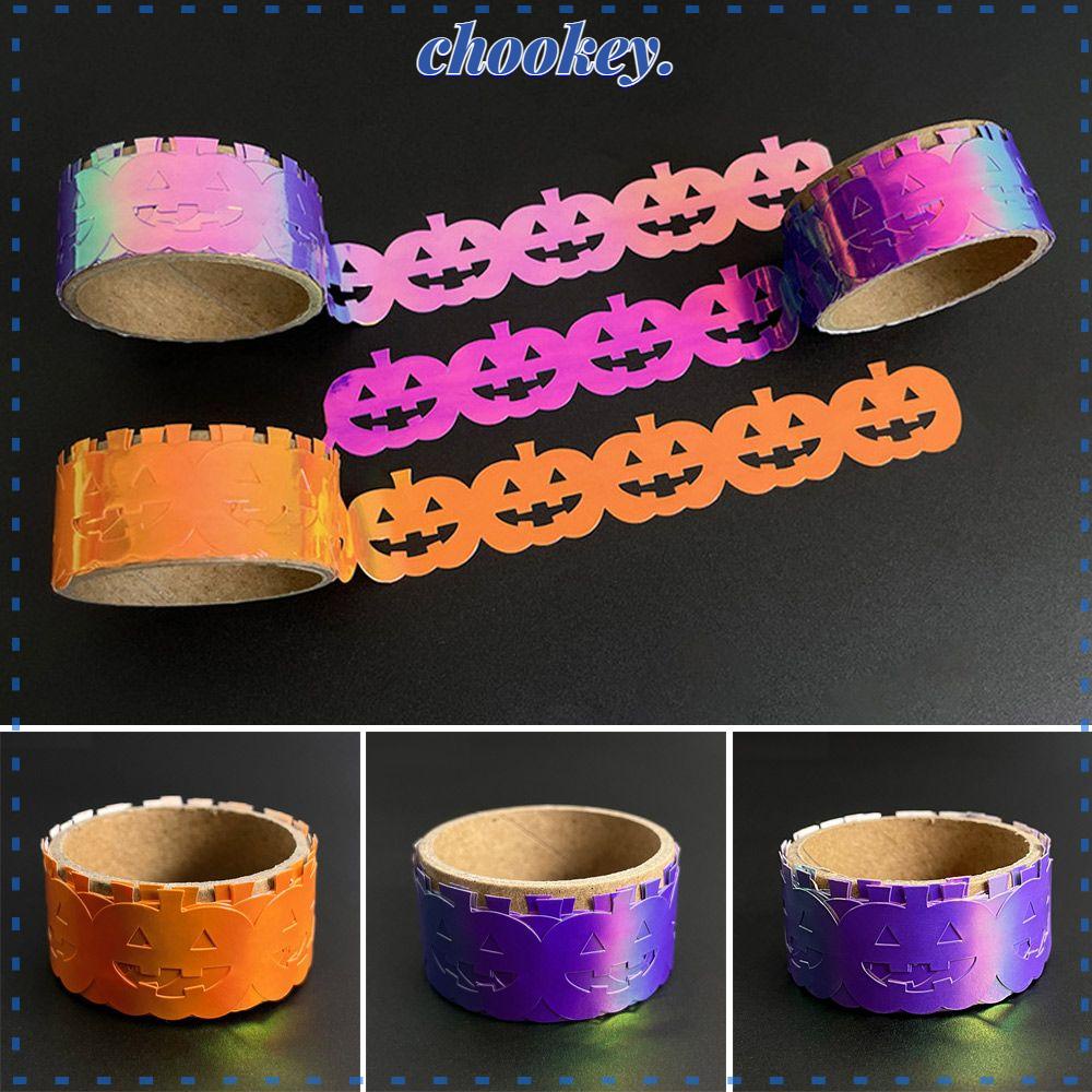 CHOOKEY Cuộn Băng Keo Dán Trang Trí Album Ảnh Màu Laser