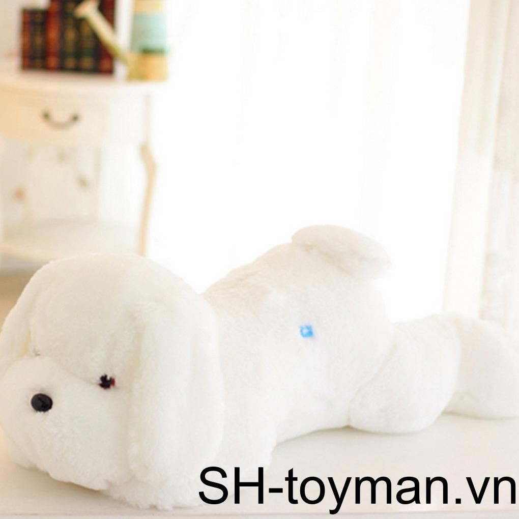 Thú Nhồi Bông Hình Cún Con Có Đèn LED Phát Sáng Dễ Thương