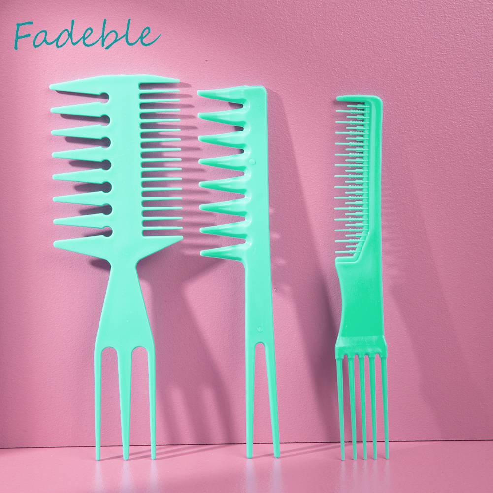 Set 8 Lược Chải Thẳng Râu Chuyên Nghiệp Không Độc Hại