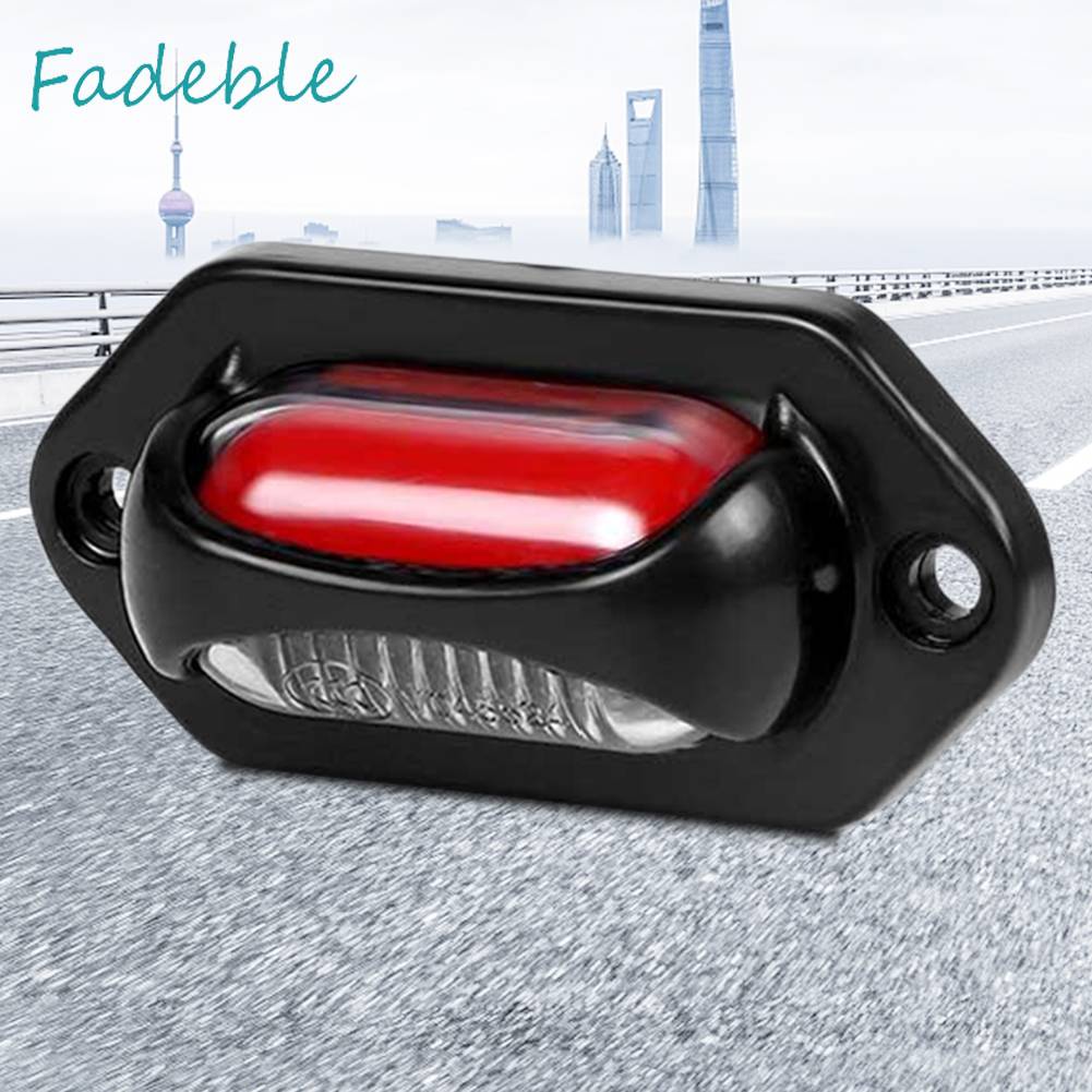 Đèn LED 8 Bóng 12V 24V Hai Màu Sắc Gắn Biển Số Xe Hơi