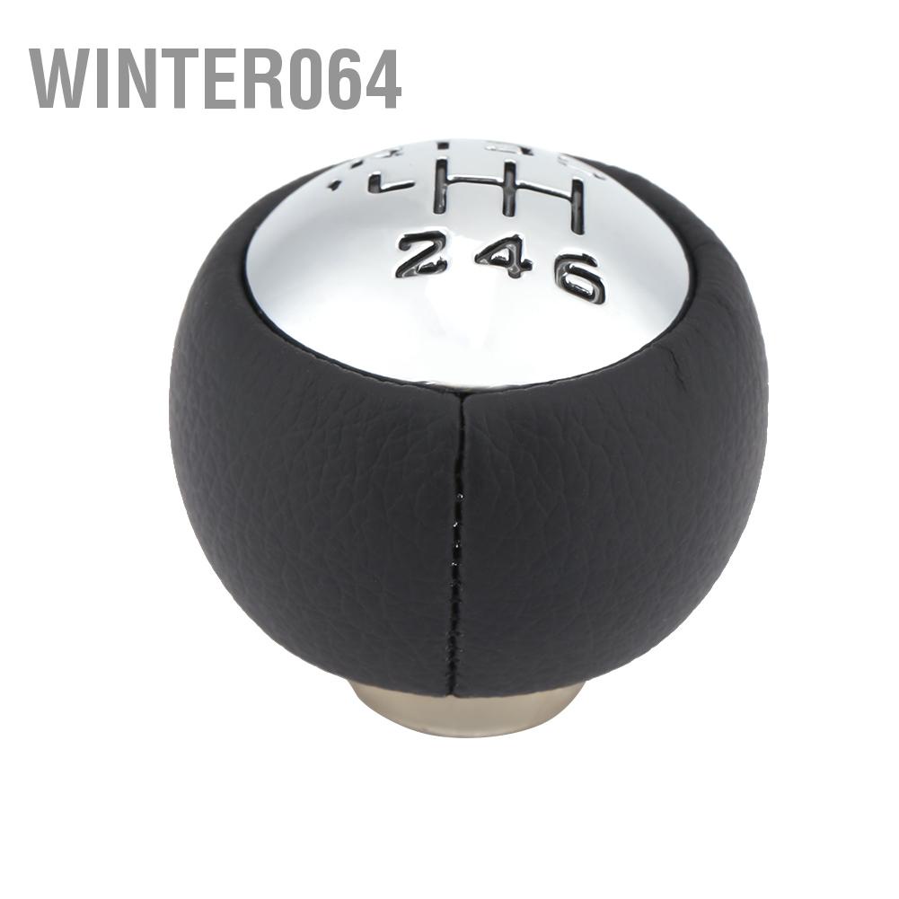 Winter064 Xe Ô Tô 6 Tốc Độ Cần Số Núm Đầu Cho Đạp Peugeot 307 308 3008 407 5008 807 Đồng Hồ C3 C4 C8