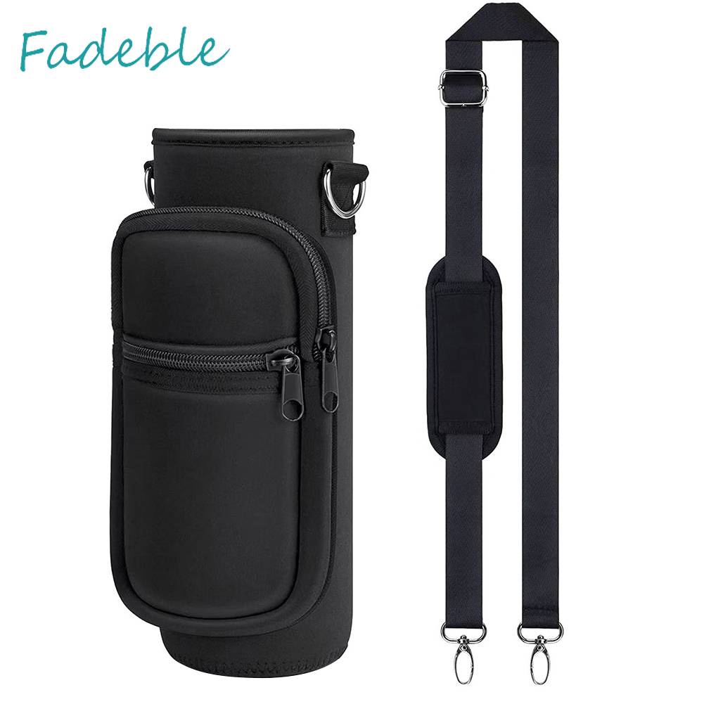 Túi Đựng Bình Nước 1000ML Bằng Cao Su Tổng Hợp Có Dây Đeo Vai Điều Chỉnh Đ