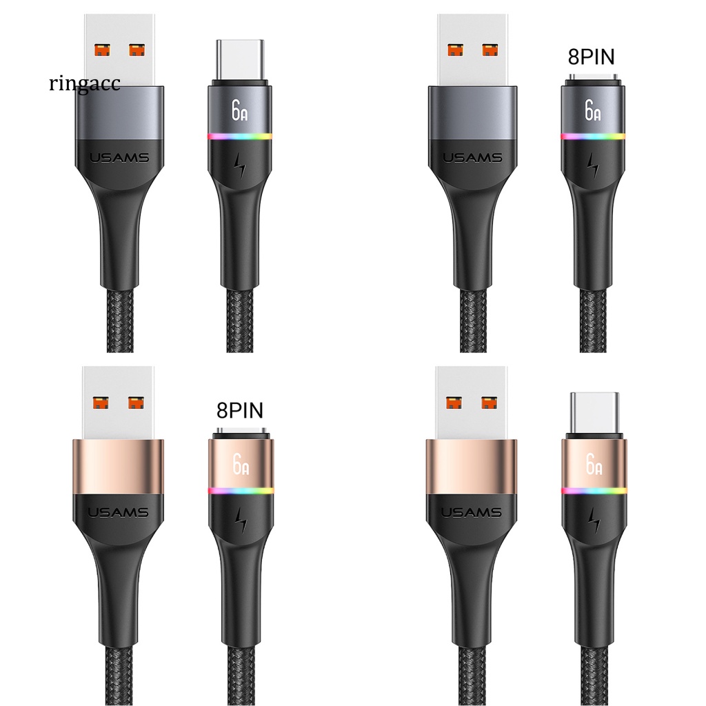 Dây Cáp Sạc Nhanh Chip Thông Minh 6A 8Pin