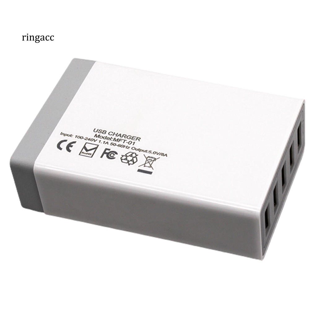 1 Bộ Ổ Cắm Sạc Nhiều Cổng USB 10A Thông Dụng Cho Gia Đình / Đi Du Lịch