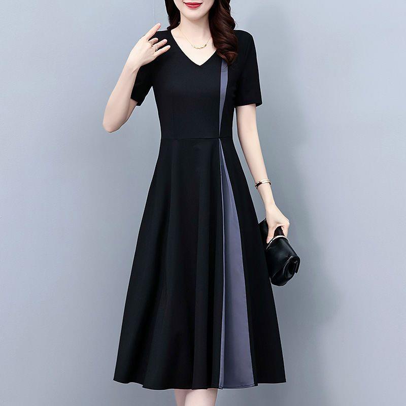 Đầm Nữ Ngắn Tay Cỡ Lớn C11077