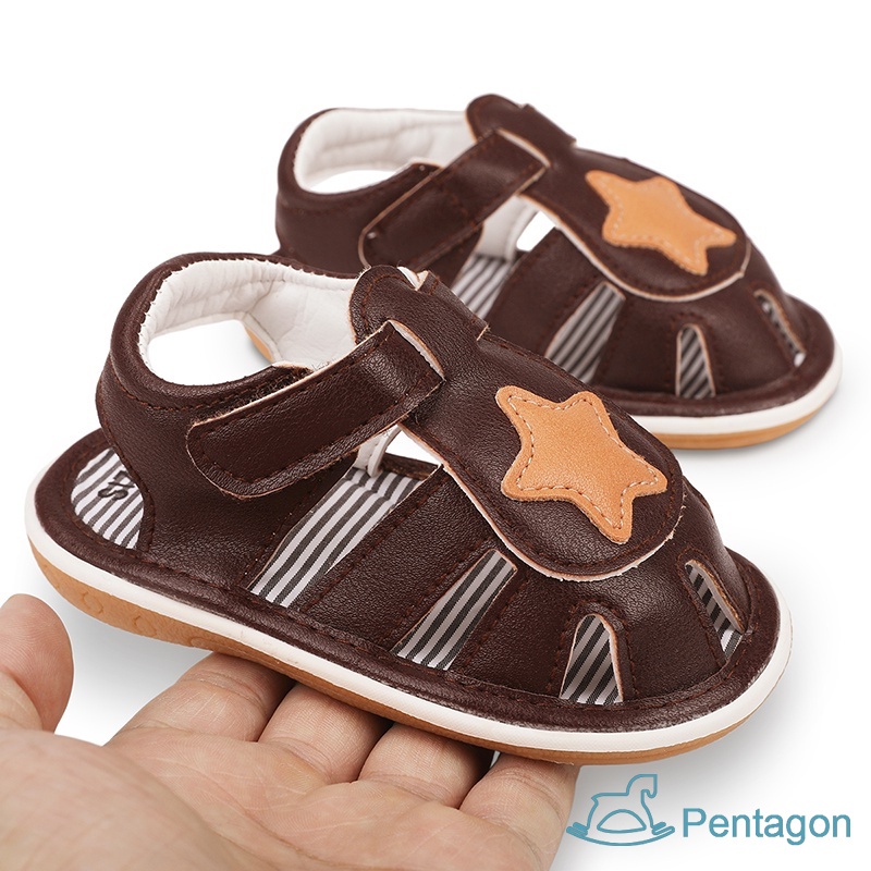 Xăng đan Đế Mềm Chống Trượt Phong Cách Retro Thời Trang Mùa Hè Dành Cho Bé Trai