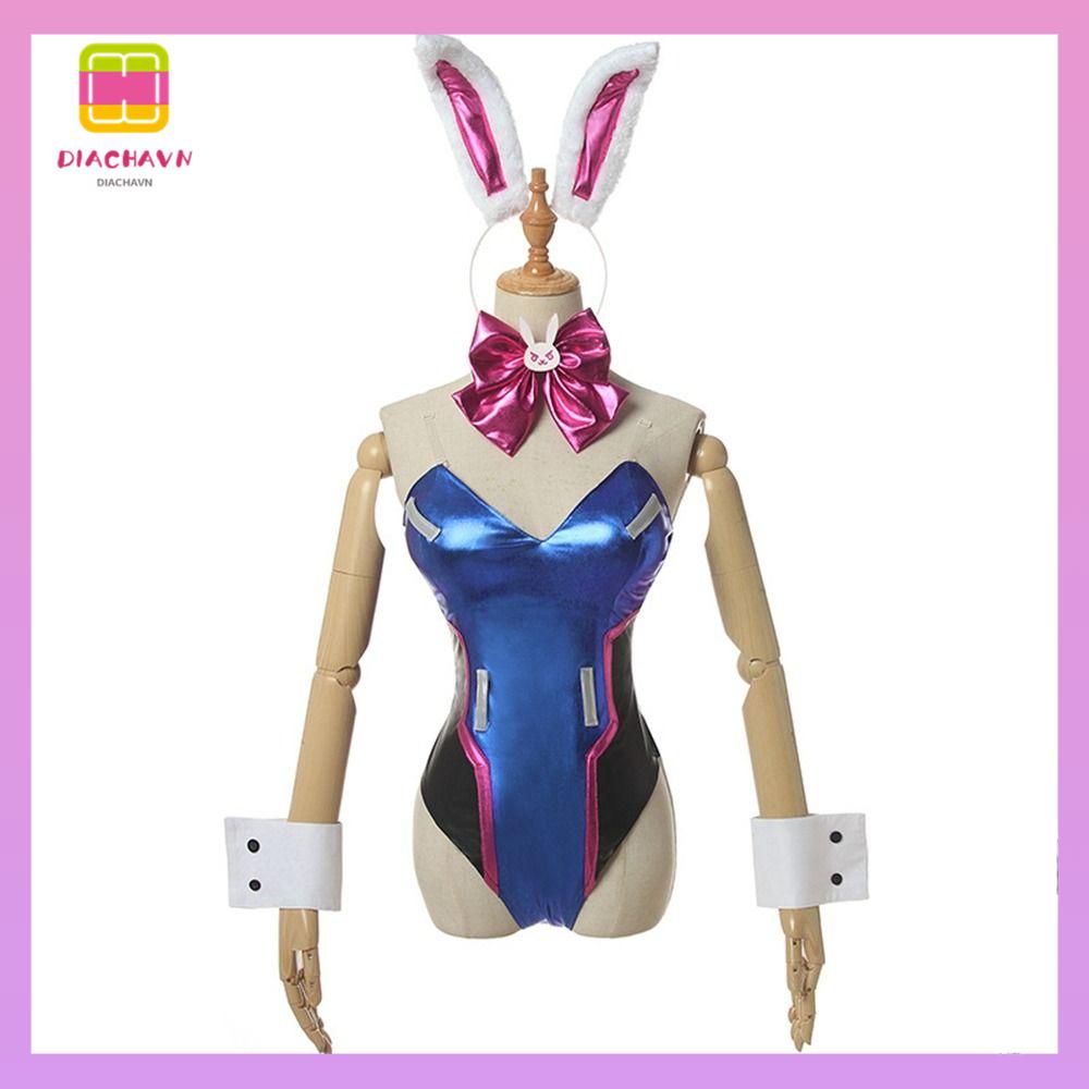 DIACHAVN Bộ Đồ Hóa Trang Cô Gái Thỏ Dễ Thương Quyến Rũ