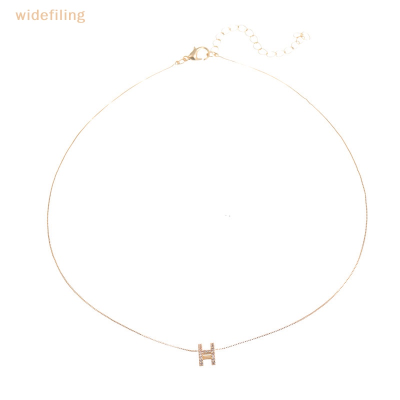 Vòng Cổ Choker Mặt Chữ H Lấp Lánh Thời Trang Cho Nữ