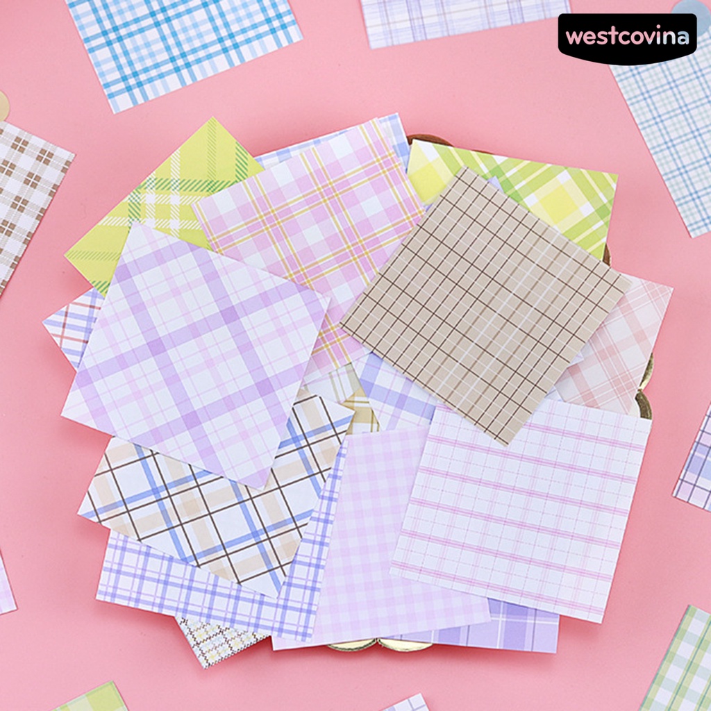 [WSTN]✎200 Giấy Ghi Chú Nhiều Màu Sắc Không Dính Có Thể Tái Sử Dụng