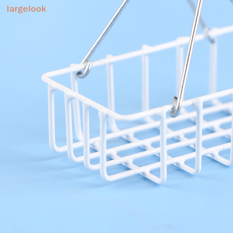 Giỏ Mua Sắm Mini Bằng Kim Loại Tỷ Lệ 1: 12 Độc Đáo Trang Trí Nhà Búp Bê