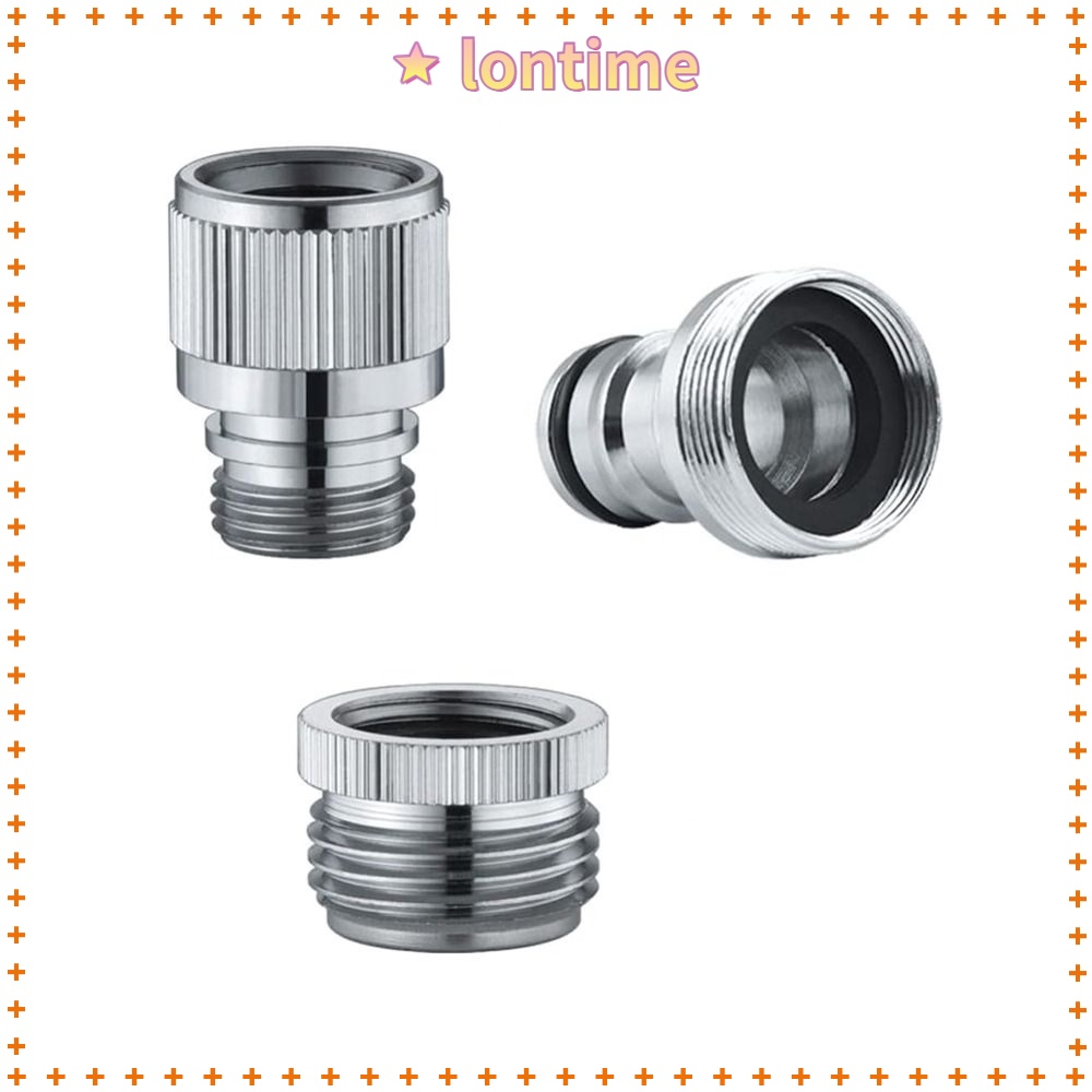 LONTIME 1 Bộ Đầu Nối Vòi Nước Hình Tròn Bằng Đồng Chất Lượng Cao