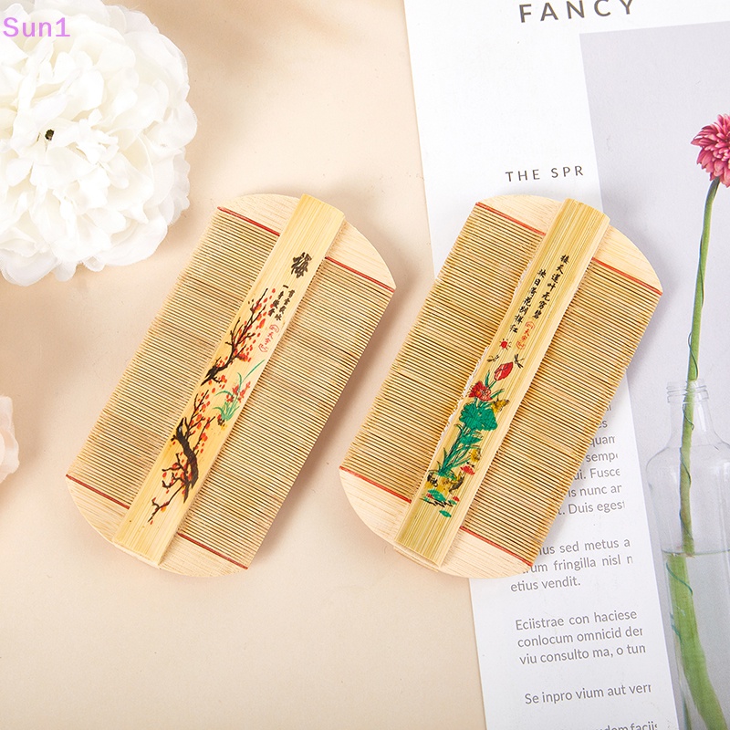 Sun1 &gt; Lược Tre Truyền Thống Trung Quốc Loại Bỏ Ngứa Và Chăm Sóc Tóc