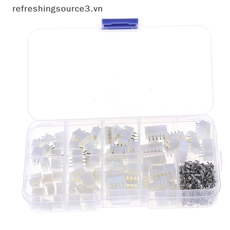 Set 230 Đầu Nối Dây Điện XH2.54 2p 3p 4p 5 pin 2.54mm Chuyên Dụng Nguồn Nguyên Liệu {refreshingsource3.N}...