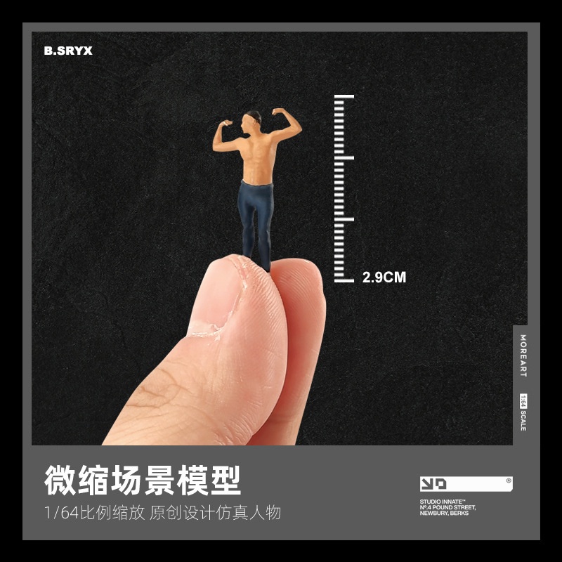 Mô Hình Búp Bê 3d Tỉ Lệ 1: 64