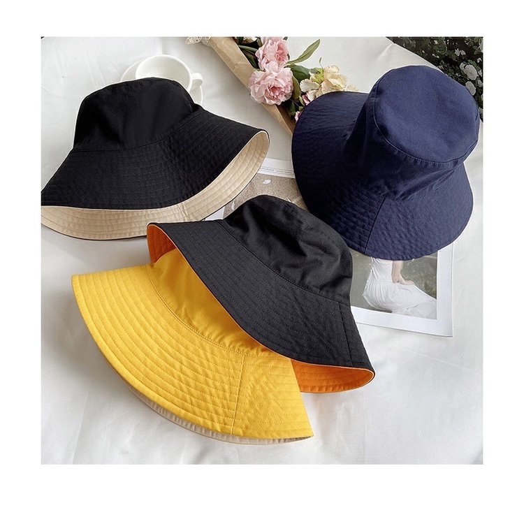 Mũ Rộng Vành Chống Tia UV Hai Mặt Thời Trang Mới Cho Nữ