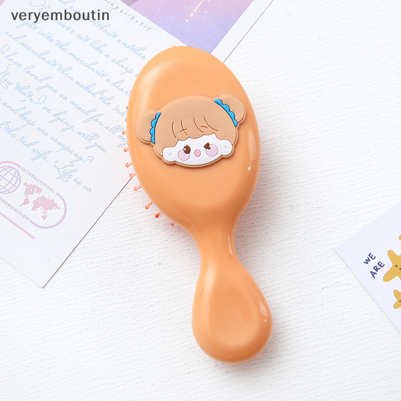 Lược Chải Tóc Hình Búp Bê Hoạt Hình Dễ Thương Cho Bé Gái