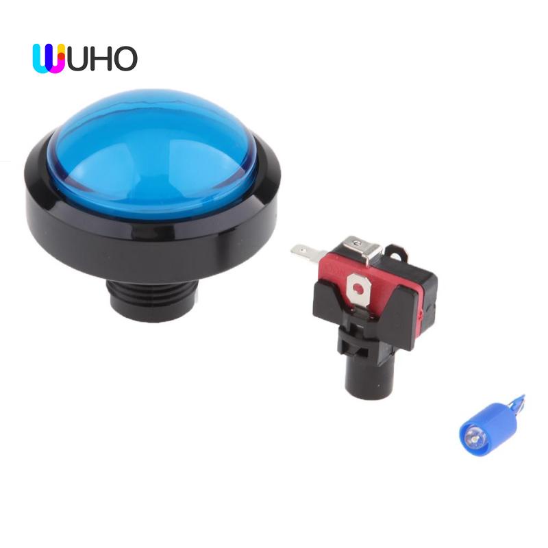 Nút Nhấn Có Đèn LED Tròn 60mm Cho Máy Chơi Game Arcade