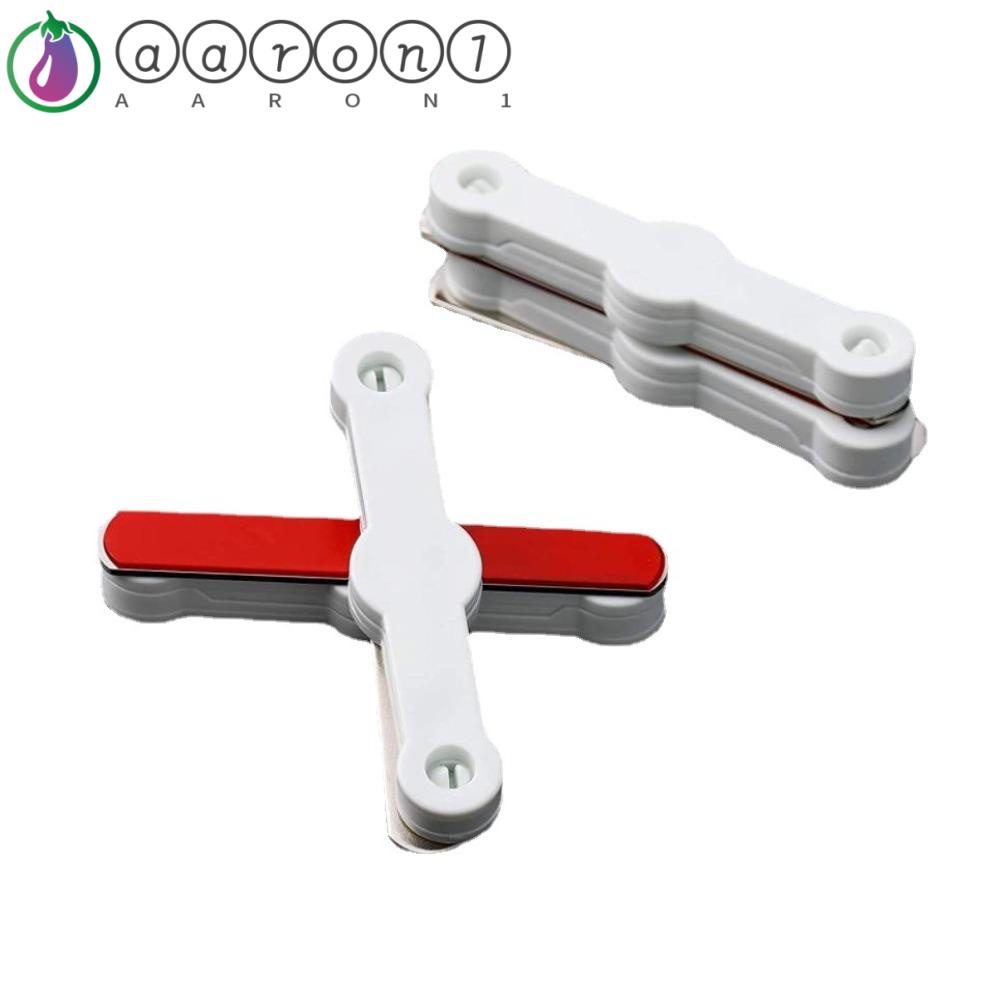 AARON1 Bộ 4 Kẹp Cố Định Cửa Sổ Tự Dính Dễ Sử Dụng