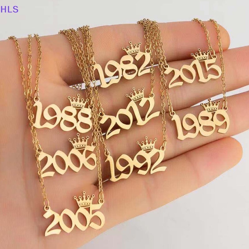 Vòng cổ Mặt Hình Vương Miện Mừng Năm Mới 1980 Đến 2019 Dành Cho Nữ