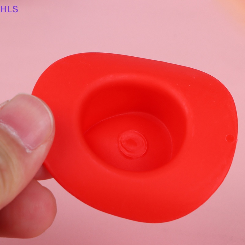 [HLS] Set 10 Mũ Cao Bồi Mini Bằng Nhựa Màu Tím Đỏ Thời Trang Sáng Tạo Và Thiết Thực Làm Quà Tặng Cho