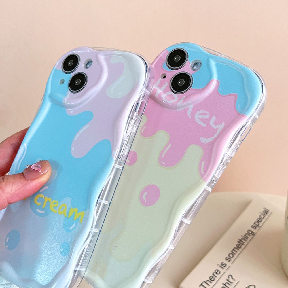 Ốp Điện Thoại TPU Mềm Chống Sốc Họa Tiết Que Kem Thời Trang Cho IPhone 11 12 13 14 Pro Max