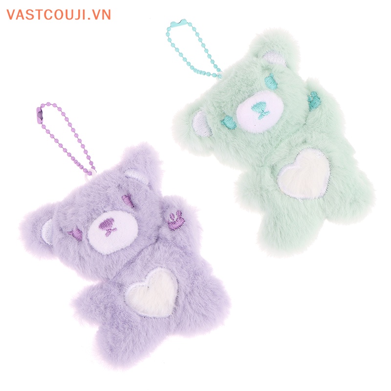 Móc Khóa Hình Gấu Nhồi Bông Dễ Thương Cho Bé Gái